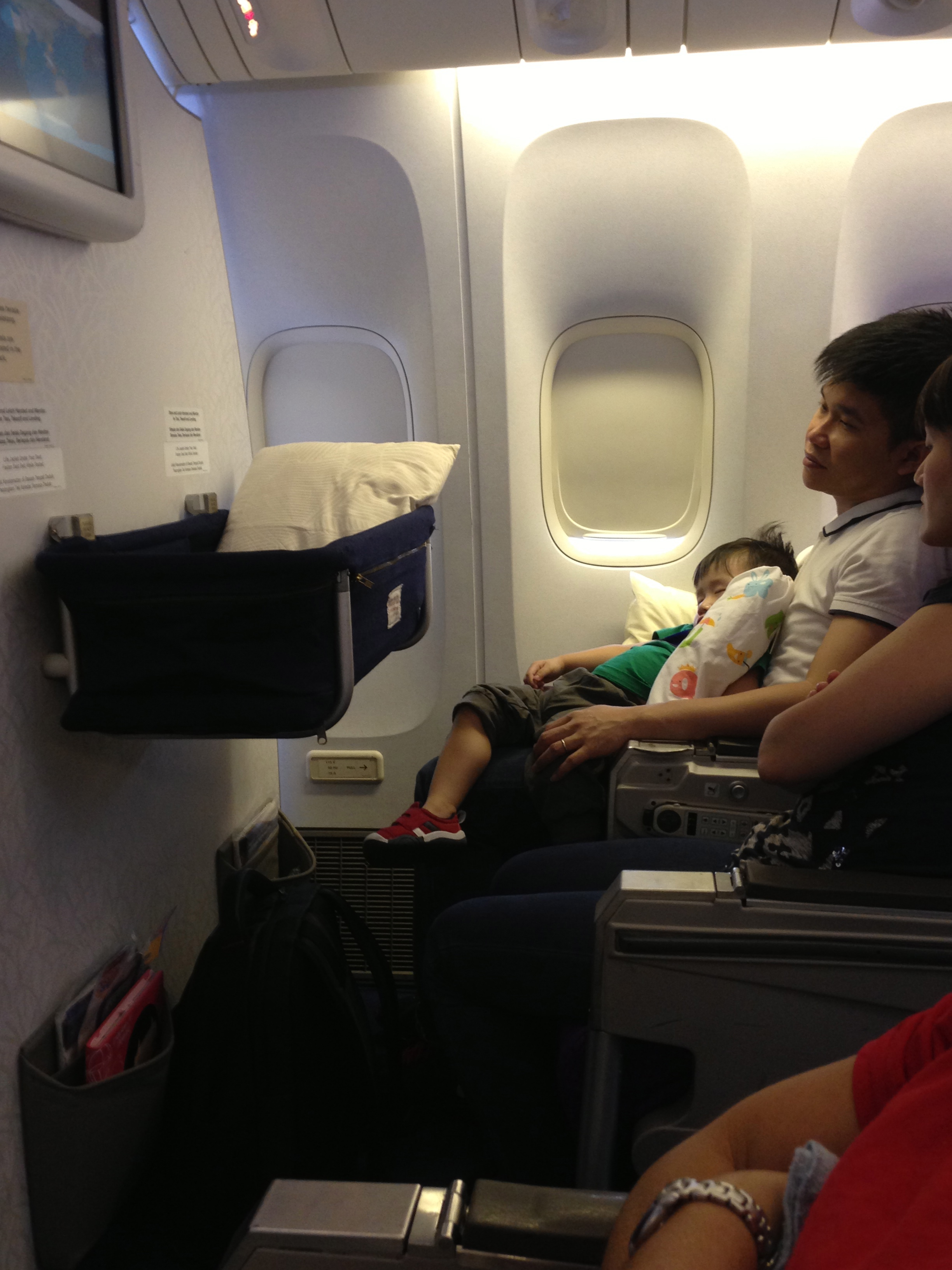 Voyager en avion avec un enfant